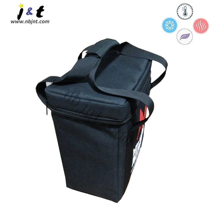 Custom Make Heavy-Duty Thermal Insulated Leak-Proof Food Meal Cooler Organizer Pizza Delivery Tote Bag